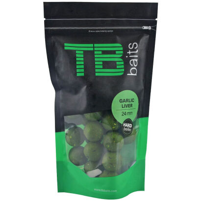 Kulki TB Baits Hard Garlic Liver 250g 28 mm