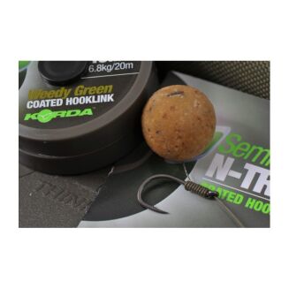 Plecionka Korda Semi-Stiff N-Trap Weedy Green Coated 20lb 20m - 3