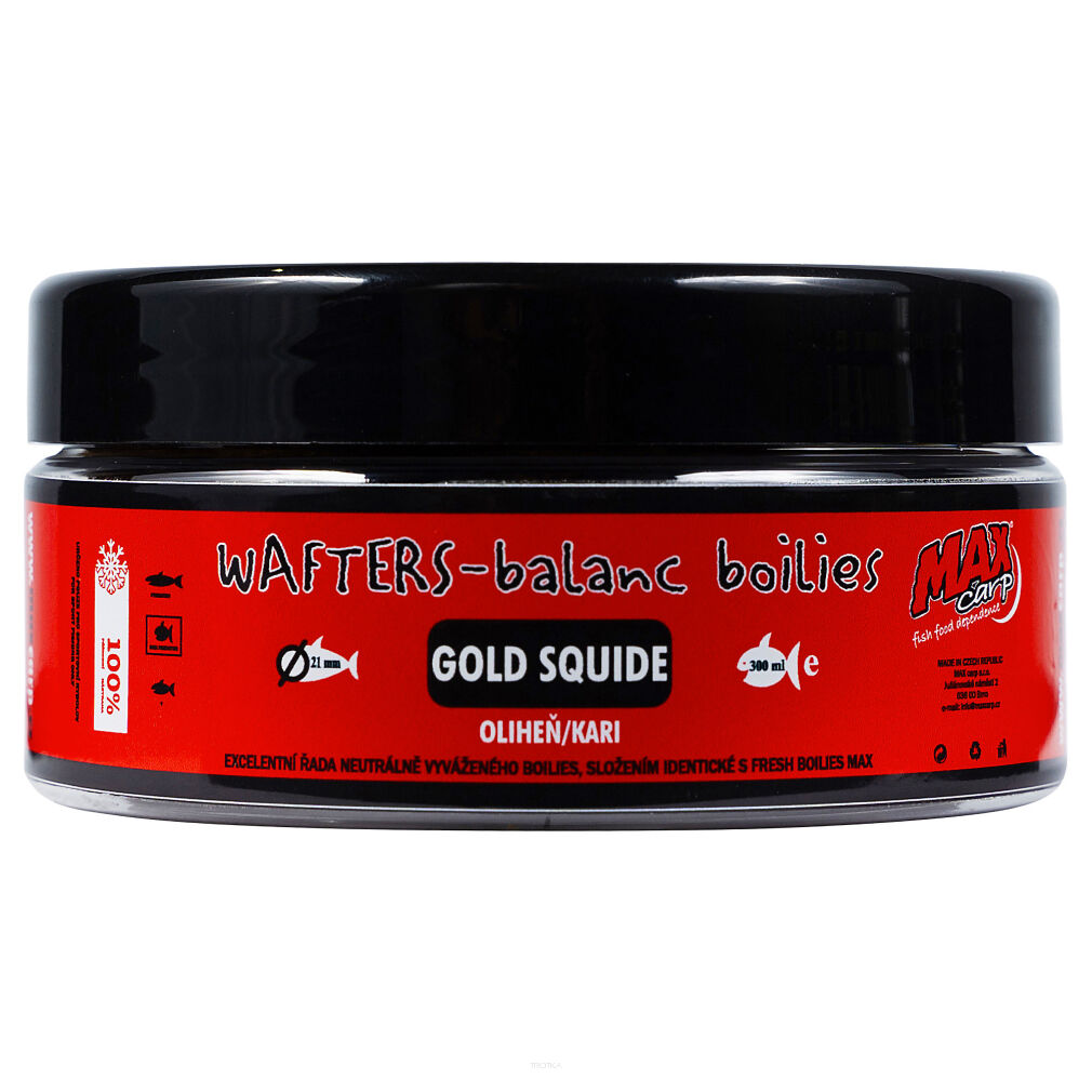 Kulki Haczykowe Max Carp Gold Squid Wafters 21mm 300ml