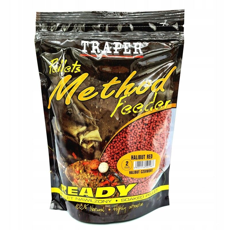 Traper Pellet Ready Method Feeder 2mm Halibut Red