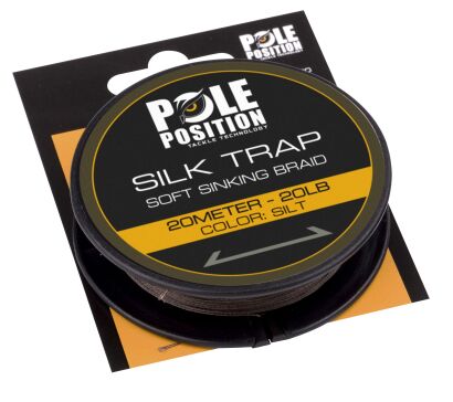 Pole Position Silk Trap Sinking Braid Silt 20lb 20m