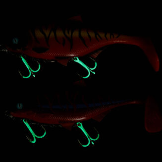 Dozbrojka Mikado Z Krętlików Jaws Double Evo Stinger Fluo Xl 35kg Kotwice 2/0 - 2