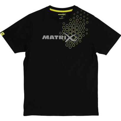 Koszulka Matrix Hex Print T-Shirt Black - XXXL