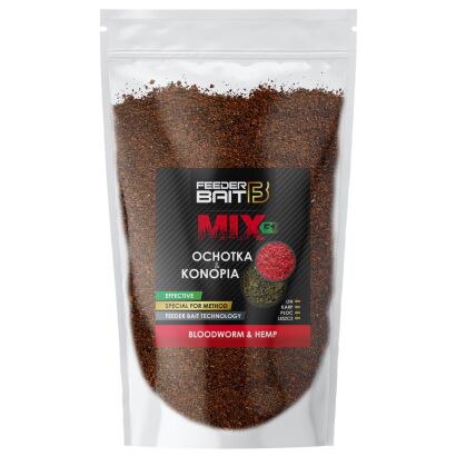 Zanęta Feeder Bait F1 Mix - Ochotka & Konopia
