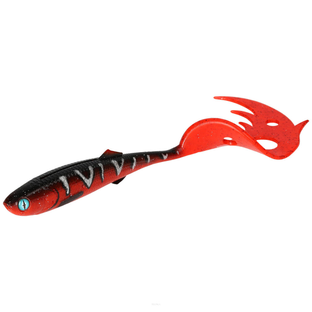 Guma Mikado Sicario Pike Tail 24cm / 67g / Red Tiger