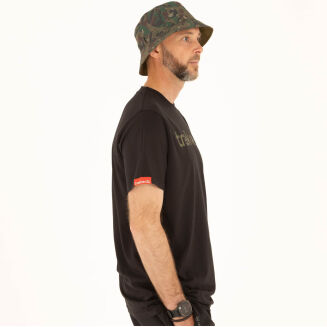 Koszulka Trakker CR Logo T-Shirt Black Camo - Large - 4