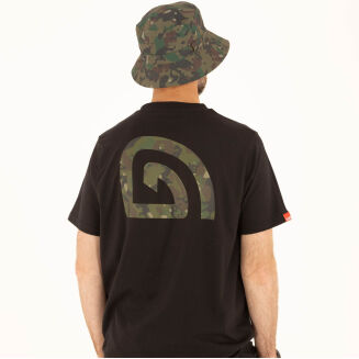 Koszulka Trakker CR Logo T-Shirt Black Camo - Large - 5