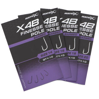 Haczyki Matrix X4B Finesse Pole Barbed - 14 - 5