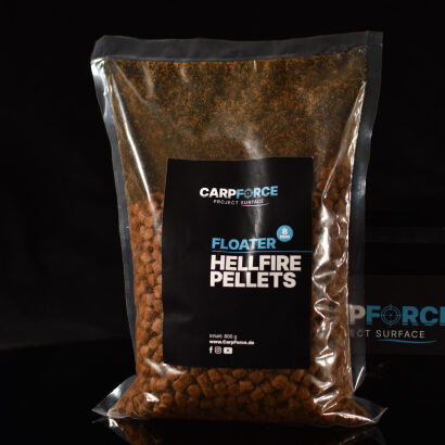 Pellet Karpiowy CarpForce Hellfirepellets Floater 8mm 800g