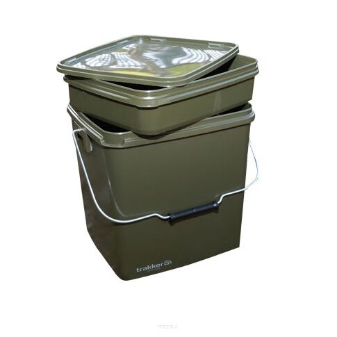 Wiadro Trakker Olive Square + tacka 13l 216113