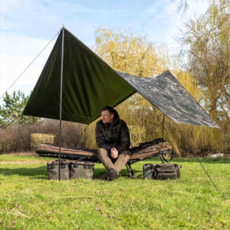 Płachta Biwakowa Nash Bank Life Multi Tarp Camo XL - 2