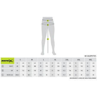 Spodnie Matrix Ultra-Light 8K Salopettes - XXL - 5