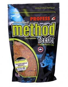 Zanęta Profess Method Feeder Ready 0,7kg - Truskawka-Banan