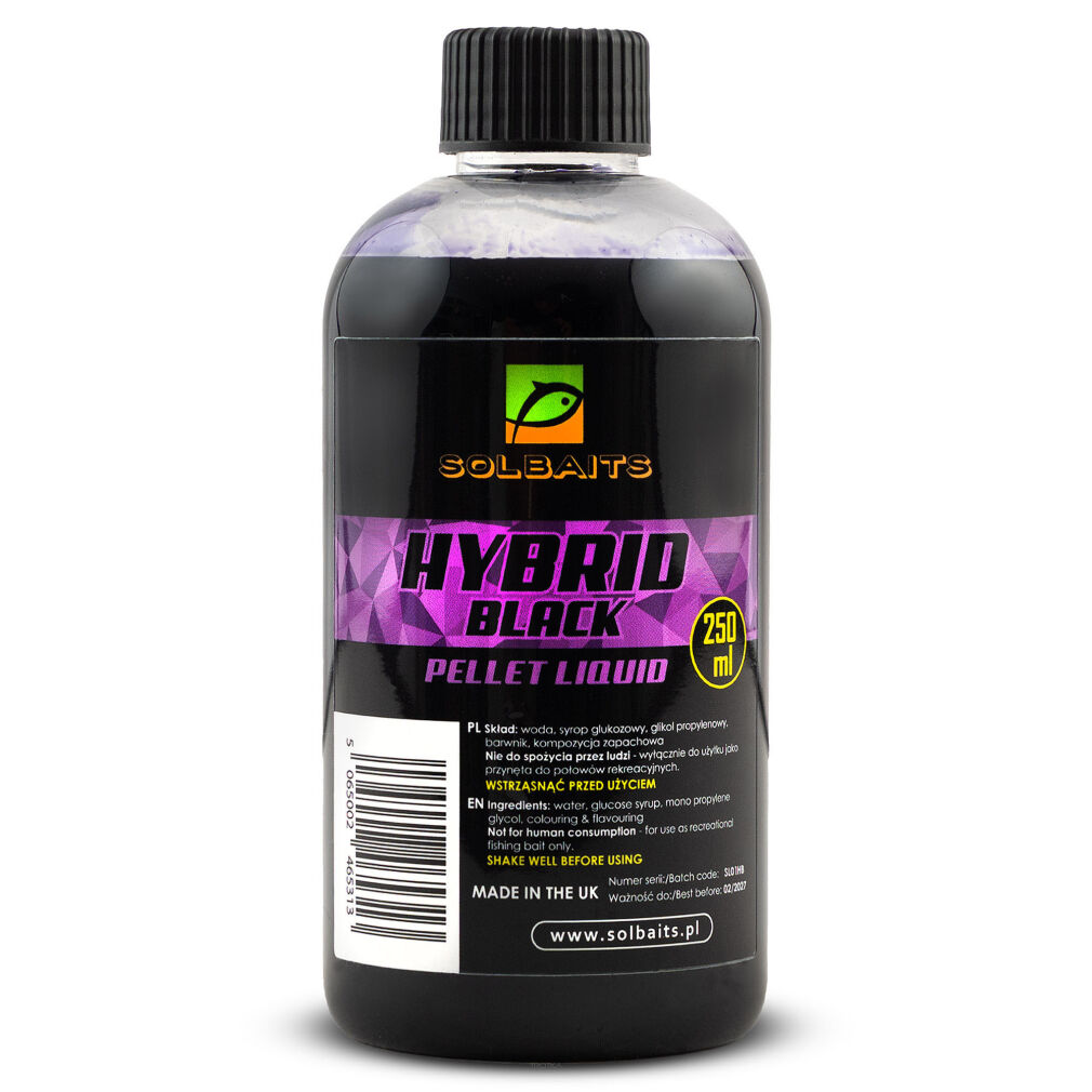 Liquid Solbaits Hybrid Black 250ml