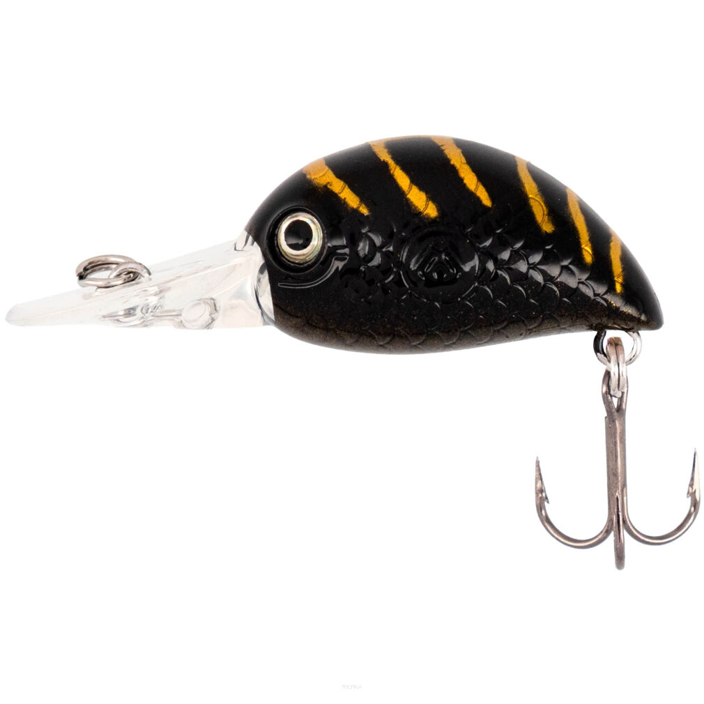 Wobler Mikado Shimmy Dr 30mm/ 3.3g/ Black Tiger Pływający