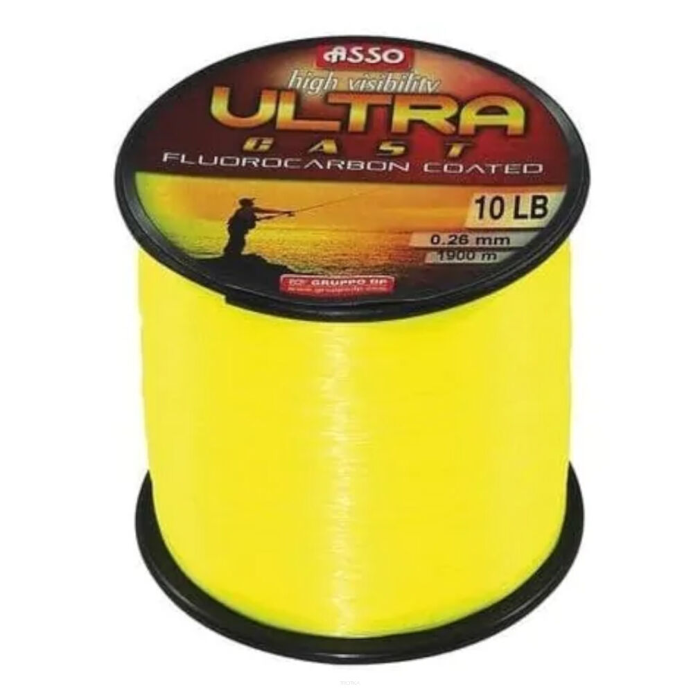 Żyłka Asso Ultra Cast Spool Yellow-11 Fluo 0,30mm 1000m