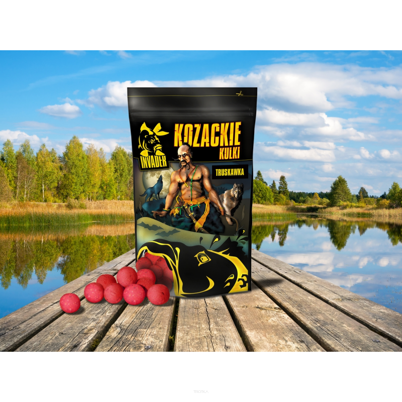 Kulki zanętowe Invader Kozackie 20mm - Truskawka