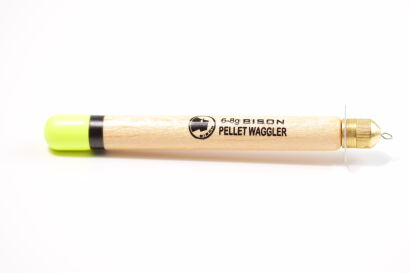 Pellet Waggler Bison 6-8g Natural - Yellow