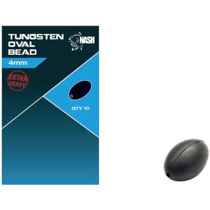 Koraliki Owalne Nash Tungsten Oval Bead 4mm