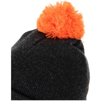 Czapka Fox Collection Bobble Hat- Black/ Orange - 2