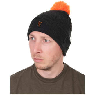 Czapka Fox Collection Bobble Hat- Black/ Orange - 5