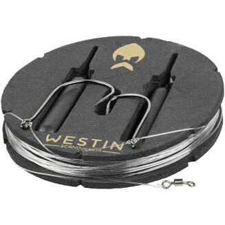 Zestaw Westin Dropshot Rig Kit ShadTeez Pin-Tail 11cm/14g - Dark Water Mix - 3