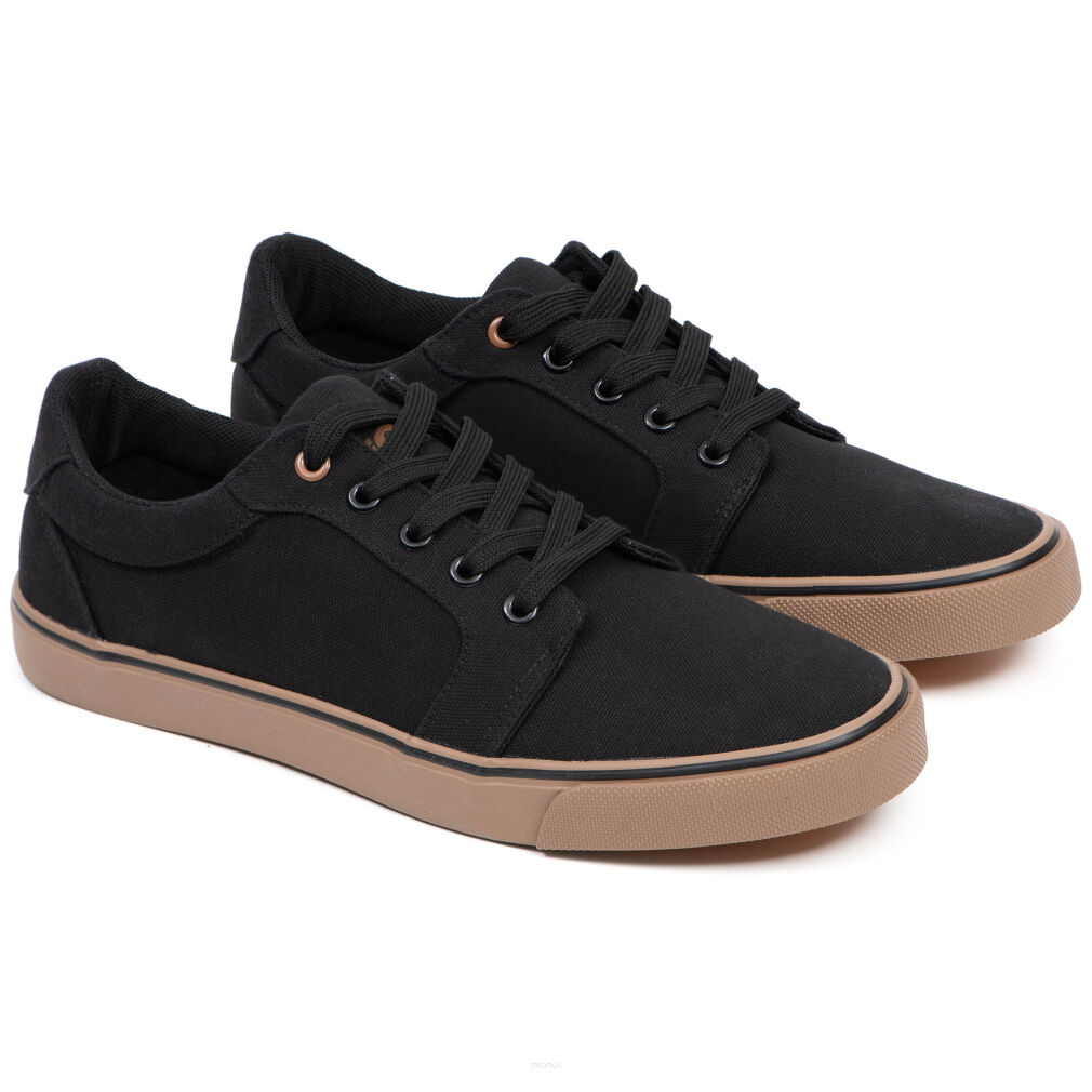 Buty Fox Black Canvas Shoe - 42
