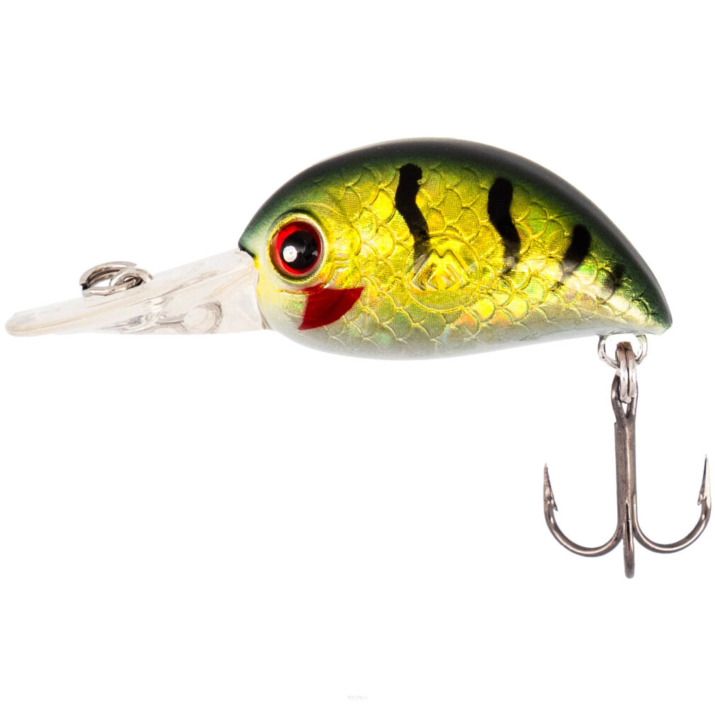 Wobler Mikado Shimmy Dr 30mm/ 3.3g/ Green Perch Pływający