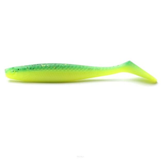 Guma Ron Thompson Slim Shad Paddle Tail 10cm, 7g - Green/Lime