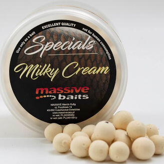Kulki Massive Baits Special Pop Up Milky Cream 18mm - 5