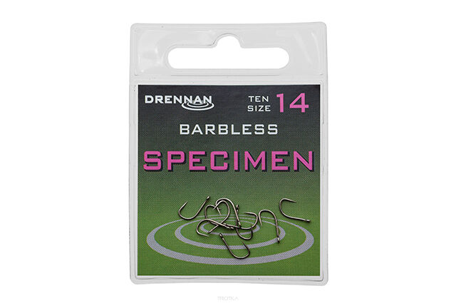 Haczyki Drennan - Specimen Barbless #6