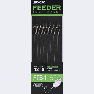Przypony BKK Feeder Tournament FTB-1 Bayonet Rigs Barbless - 12 - 2