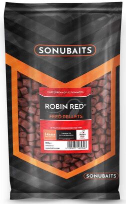 Pellet Sonubaits Robin Red Feed Pellets 900g 8mm (z dziurką). S1800018