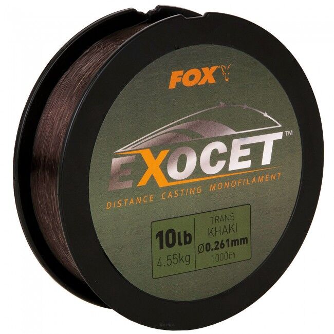 Żyłka FOX Exocet Mono Trans Khaki 10lbs - 1000m/0,261mm CML149