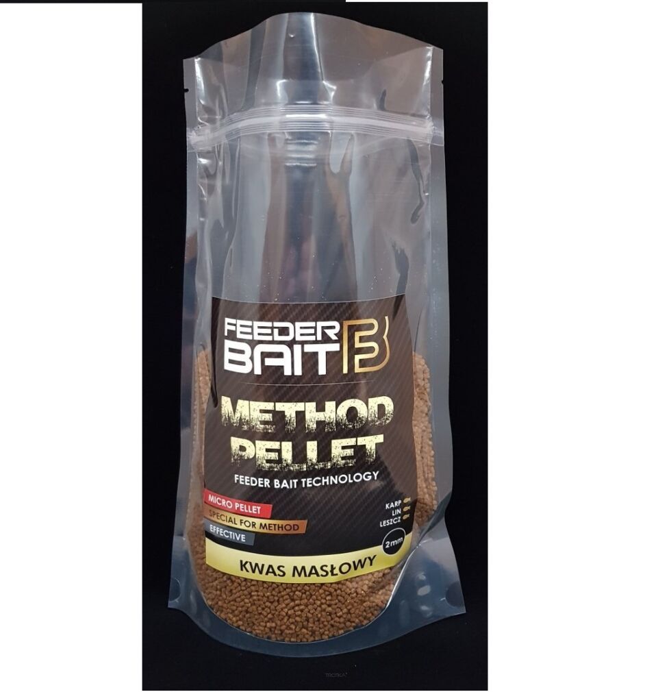 Pellet Feeder Bait 2mm - Kwas Masłowy 0,8kg