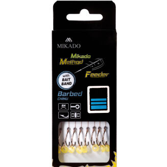 Przypony MF Mikado Z Gumką Zadziorowe Chinu - 4/0.28mm/10cm - 3