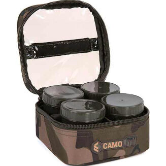 Pokrowiec Z Pojemnikami Fox Camolite 6 Pot Hookbait Case - 4