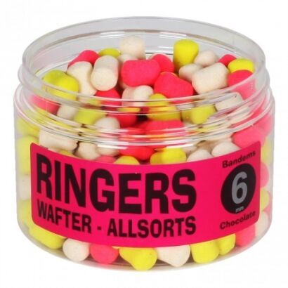 Dumbells Ringers Allsorts Wafters 6mm - Chocolate