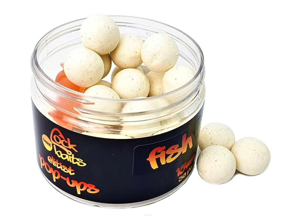 CockBaits Fish Pop-Ups 15mm - White