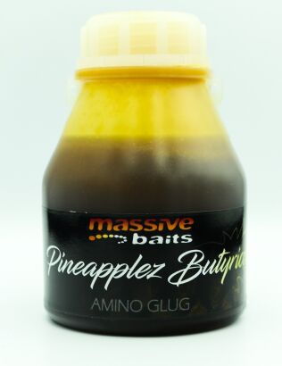 Liquid Karpiowy Massive Baits Amino Glug - Pineapplez Butyrico 250ml