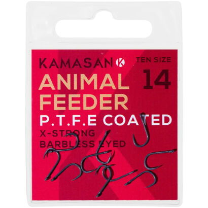 Haczyki Kamasan Animal Feeder X-Strong Eyed Barbless - 16
