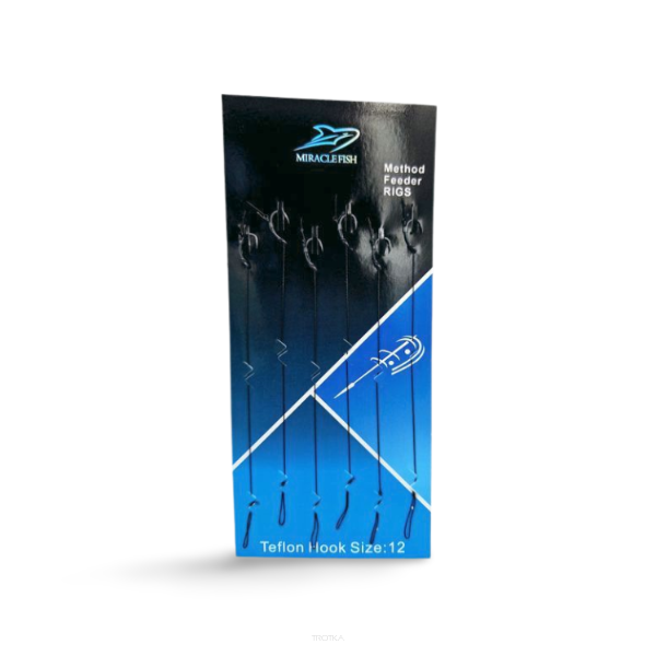 Haczyki do Method Feeder Miracle Rigs z igłą - #12