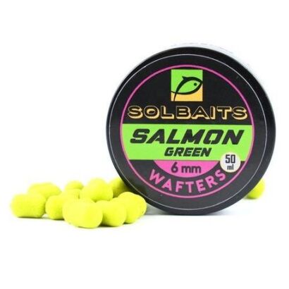 Dumbells Solbaits Wafters Salmon 6mm - Green