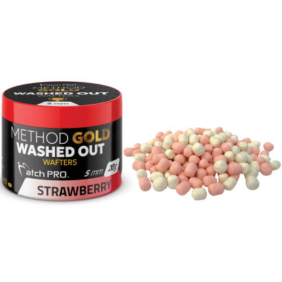 Kulki MatchPro Method Gold Wafters Washed Out Strawberry 5mm 20g