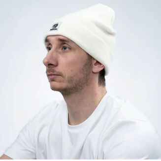 Czapka Nash Make It Happen Badge Beanie Hat Ecru - 2