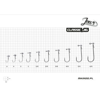 Główka Jigowa Mikado Jaws Classic 7g - 3/0 Bn Op.3szt - 3