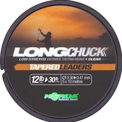 Strzałówka Korda LongChuck Tapered Leaders 12-30lb/0.30-0.47mm