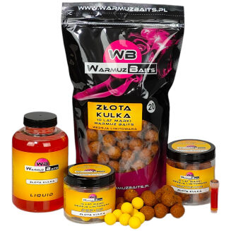 Kulki Warmuz Baits Złota Kulka Pop-Up 15 mm + Dopalacz - 3