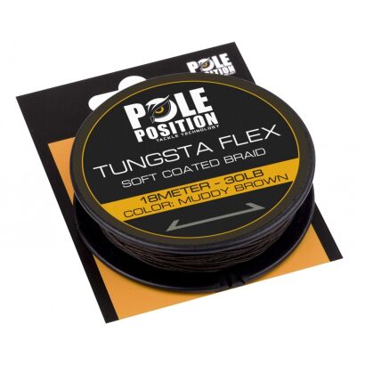 Pole Position Tungsta Flex 30lb Muddy Brown 18m