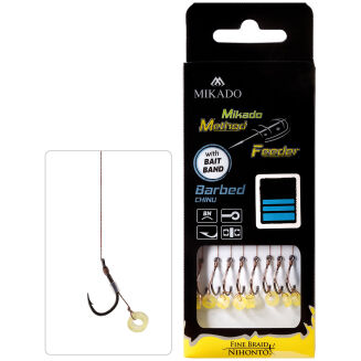 Przypony Mikado Z Gumką Zadziorowe Chinu - 10/0.12mm/10cm - 2